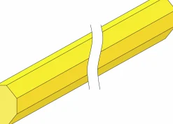 Stängselslana halvåttkantig 100x3500mm 99-p>Octowood Discount