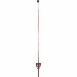 Stängselstolpe fjäderstål med toppisolator 103cm>Kerbl