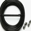 Sträckvajer med lås svart Ø3mmx22m>Nordic Fence
