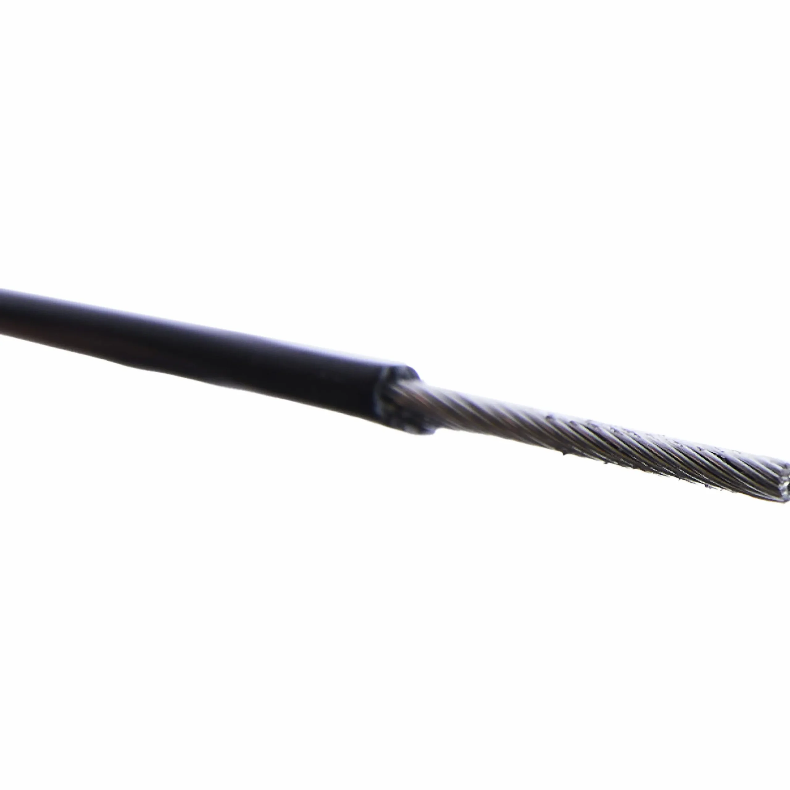 Sträckvajer med lås svart Ø3mmx22m>Nordic Fence