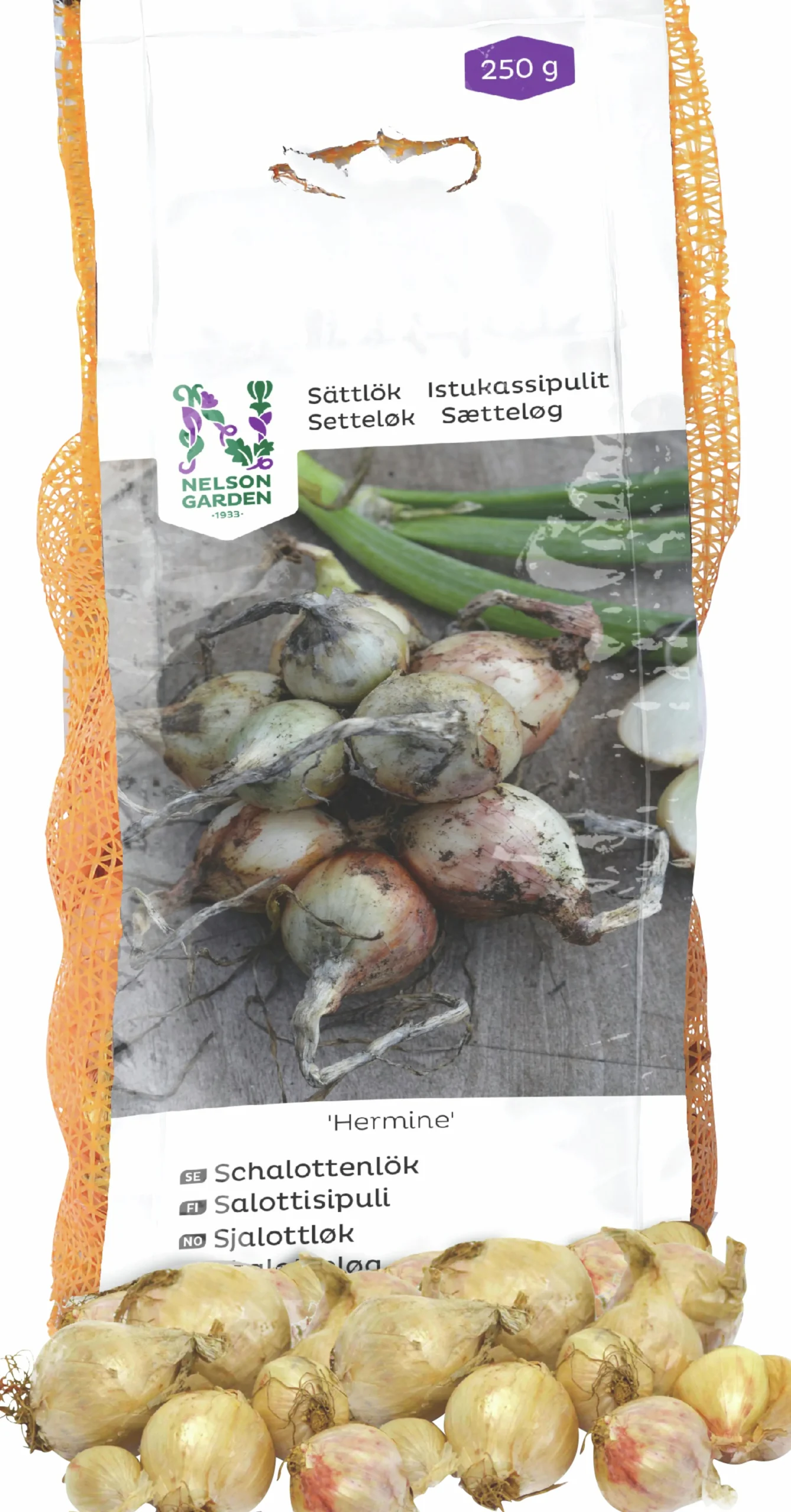 Sättlök Schalottenlök Hermine 250g>Nelson Garden Clearance