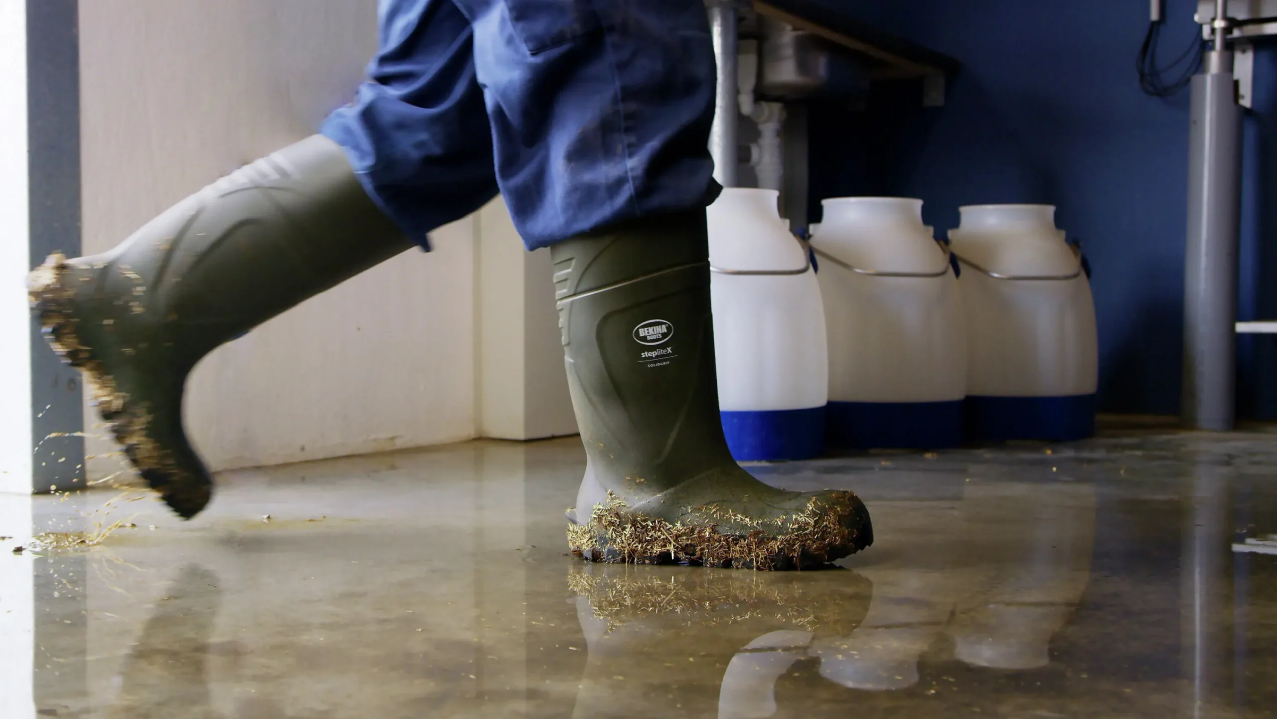 Stövel Steplite X utan stålhätta Mörkgrön 39>Bekina Outlet