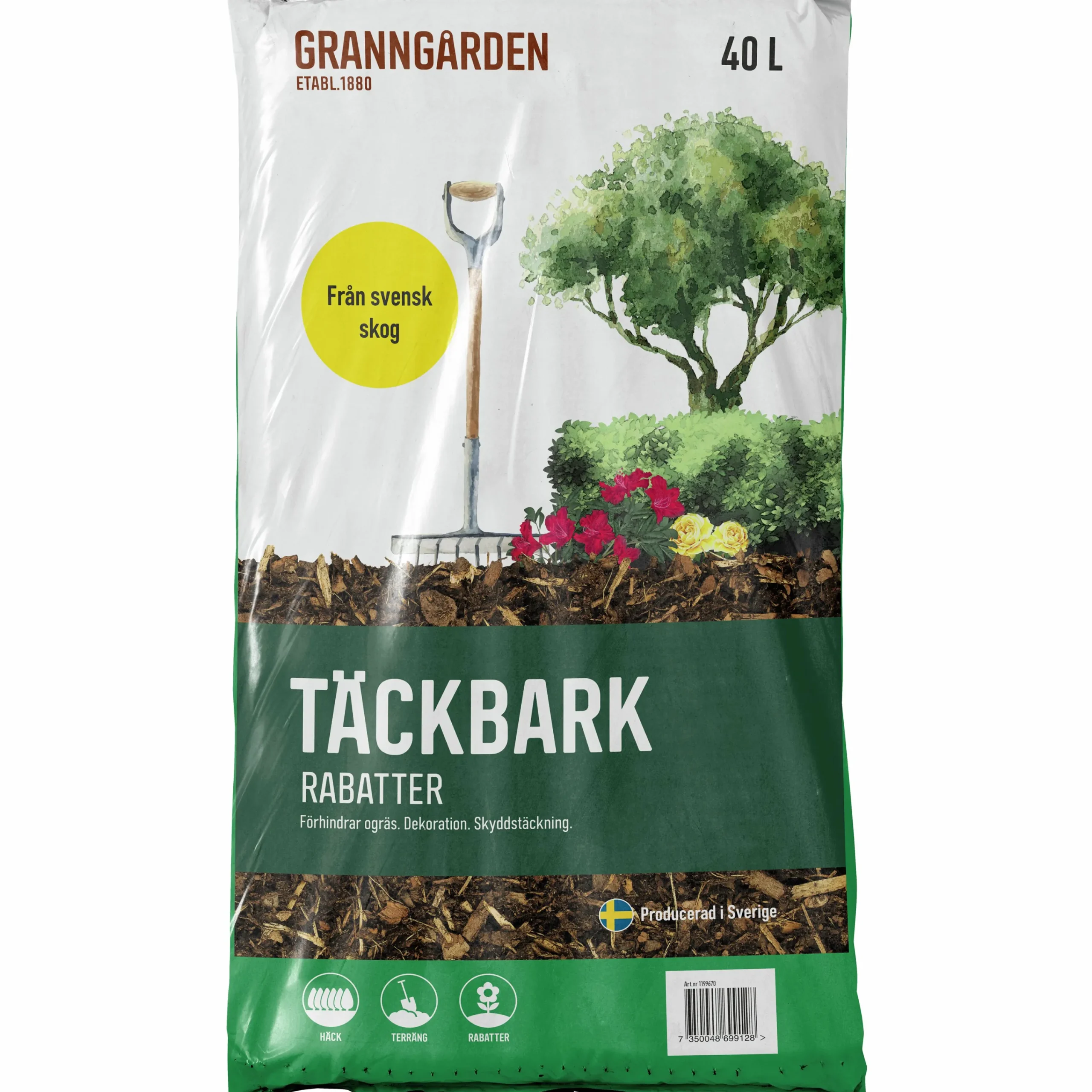 Täckbark 40L>Granngården Outlet