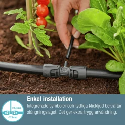 T-koppling MicroDrip reducering 1/2
