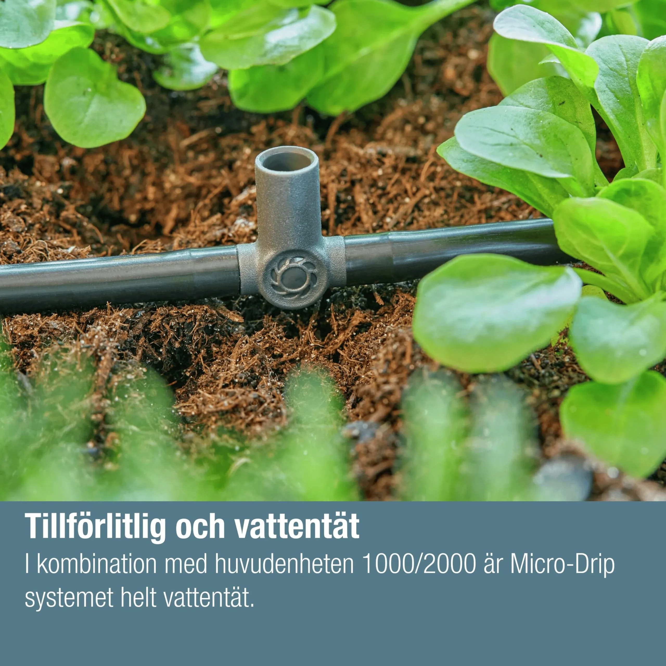 T-koppling MicroDrip m spridarfäste 3/16" 5-p>Gardena Best