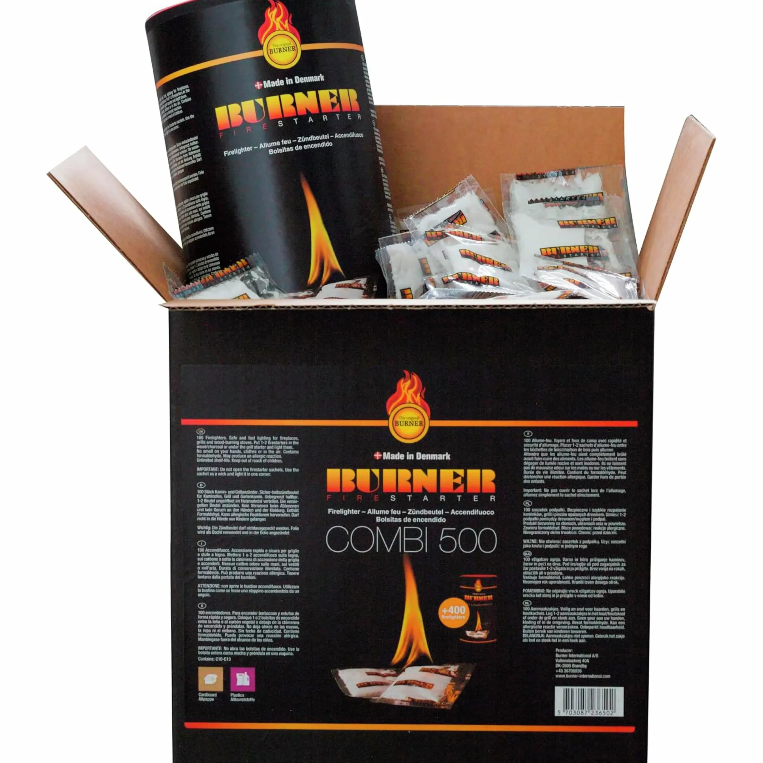 Tändpåsar Bras- och Grilltändare 500-p>Burner