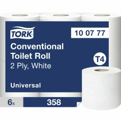 Toalettpapper Universal 2-lagers 42 rullar x 45 m (100777)>Tork Online