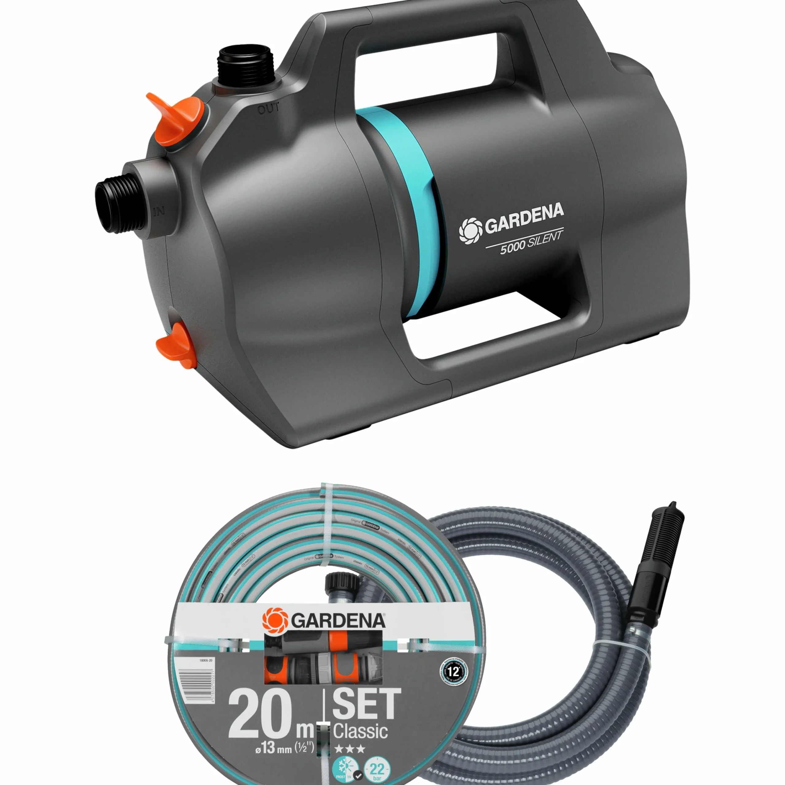 Trädgårdspump 5000 Silent Set>Gardena Discount
