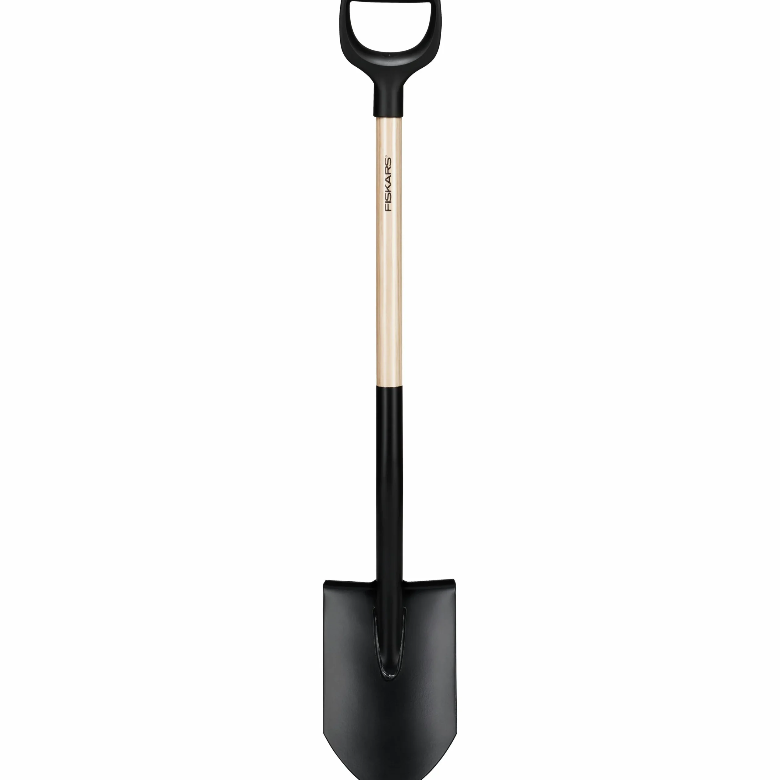 Trädgårdsspade Solid Spetsig Stål/Trä>Fiskars Online