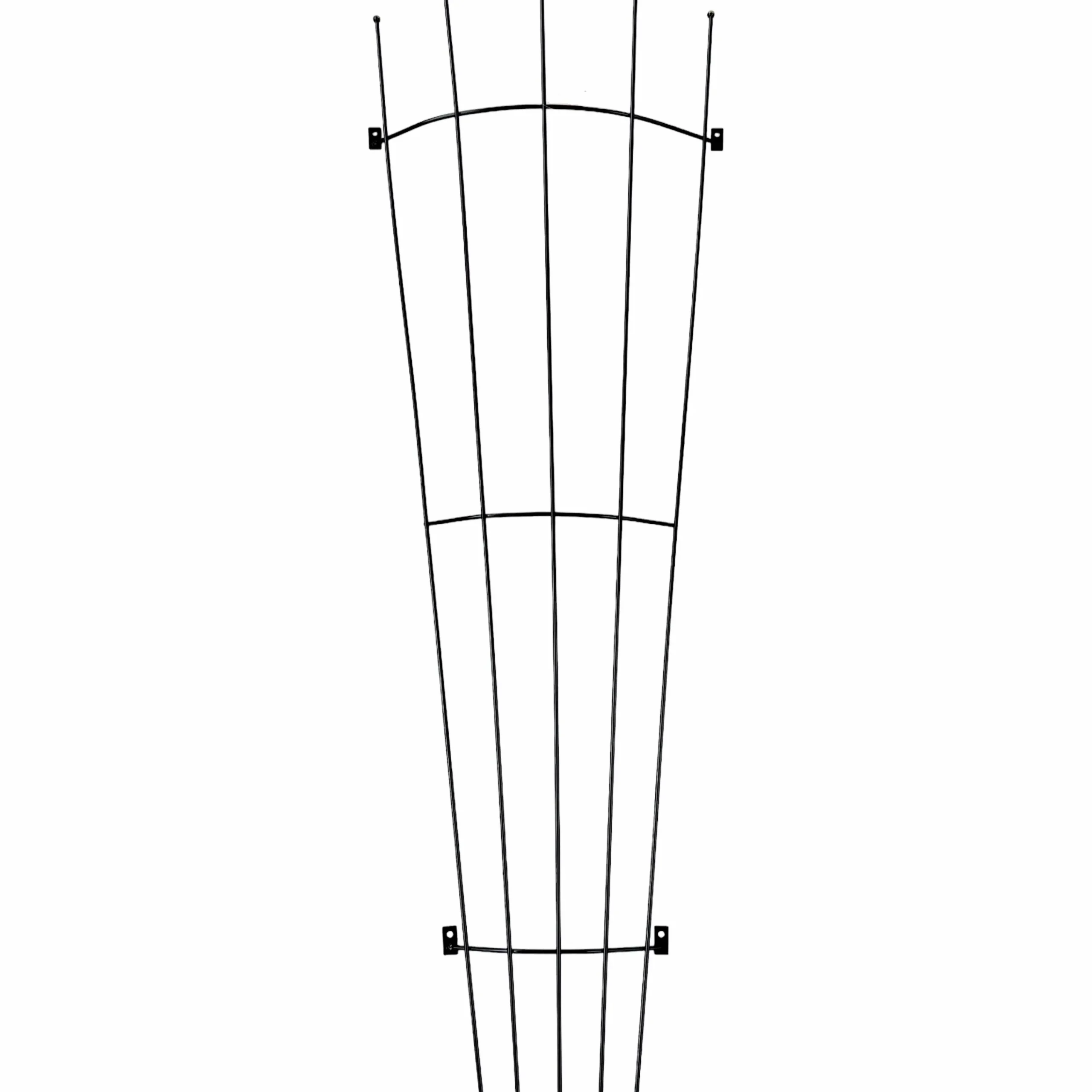 Trådspaljé Solfjäder Böjd 6-8mm Svart>Ventura Best