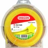 Trimmertråd Stjärnform 2,4 mm x 111 m>Oregon Outlet