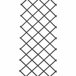 Träspalje Bruk Svart 100x200cm>Nyby Discount