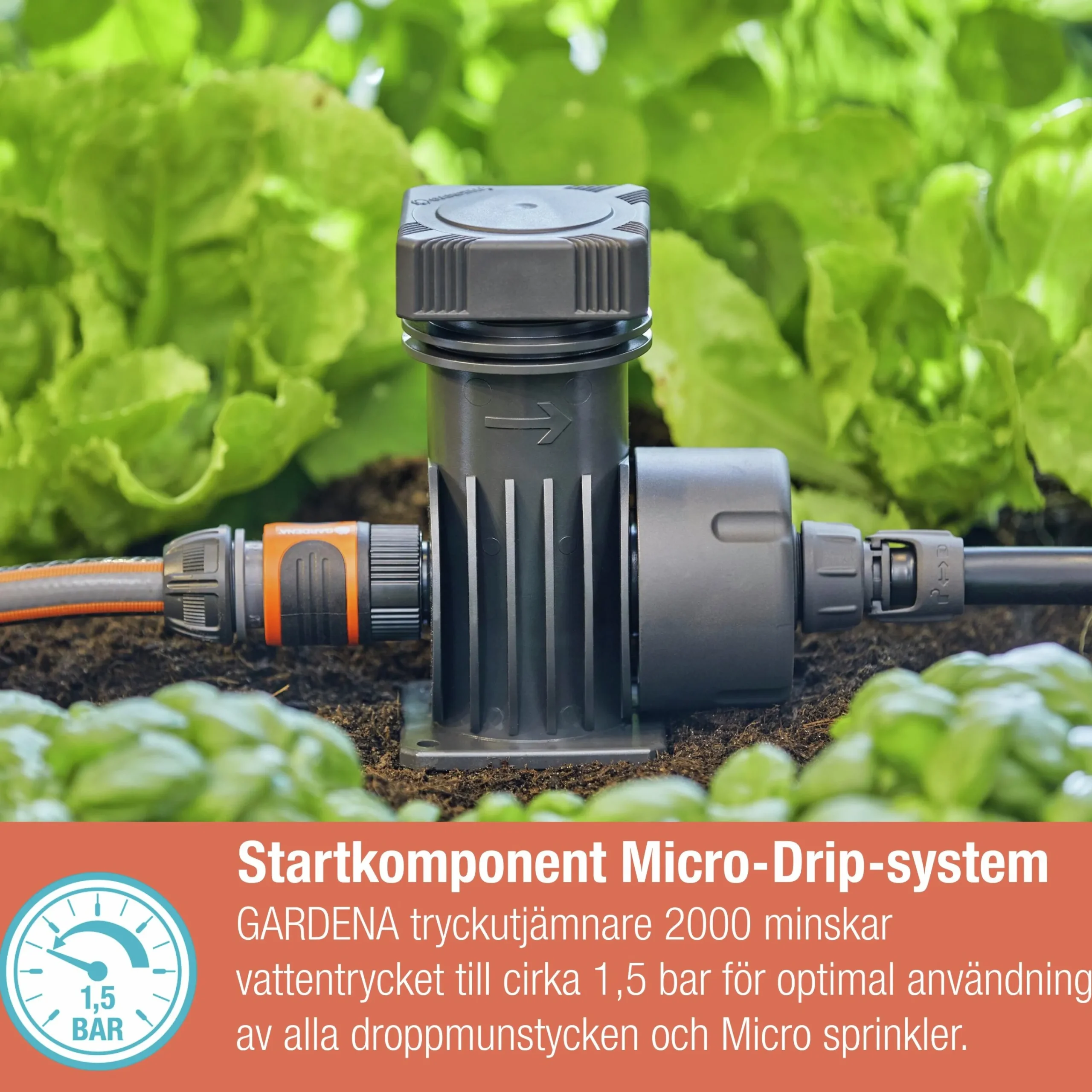Tryckutjämnare 2000 MicroDrip>Gardena Outlet