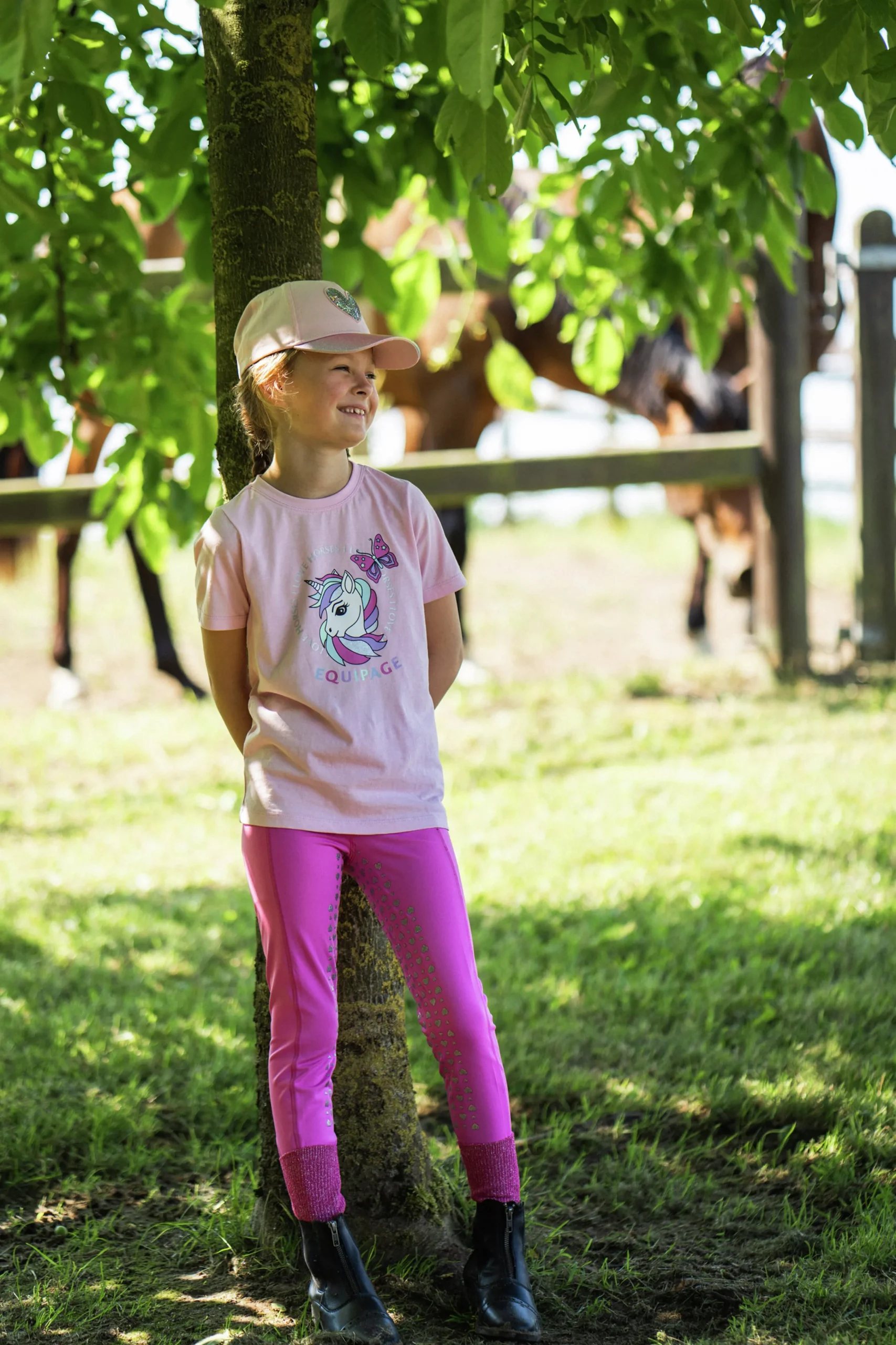 T-Shirt Tessie Pink Mist JR>Equipage Sale