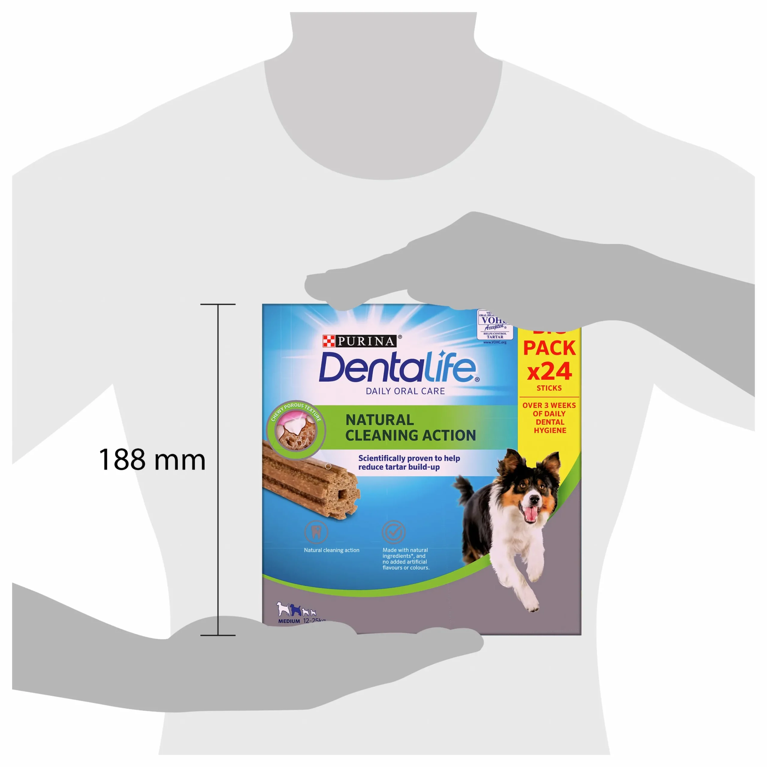 Tuggpinnar DentaLife M 24-p>Purina
