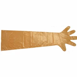 Undersökningshandskar VETbasic orange 90cm 100-p><noscript><img width=