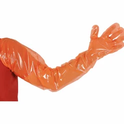 Undersökningshandskar VETbasic orange 90cm 100-p><noscript><img width=