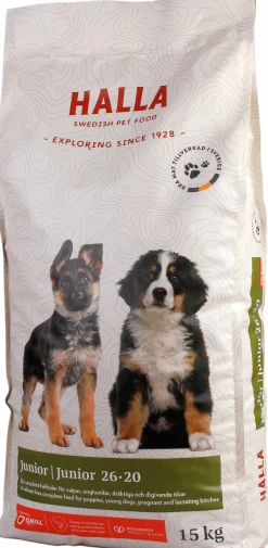 Valpfoder Halla Junior 15kg>Halla Petfood Outlet
