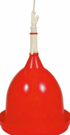 Vattenautomat m upphängning Höns Plast Röd ⌀38x37,8cm>Kerbl Discount