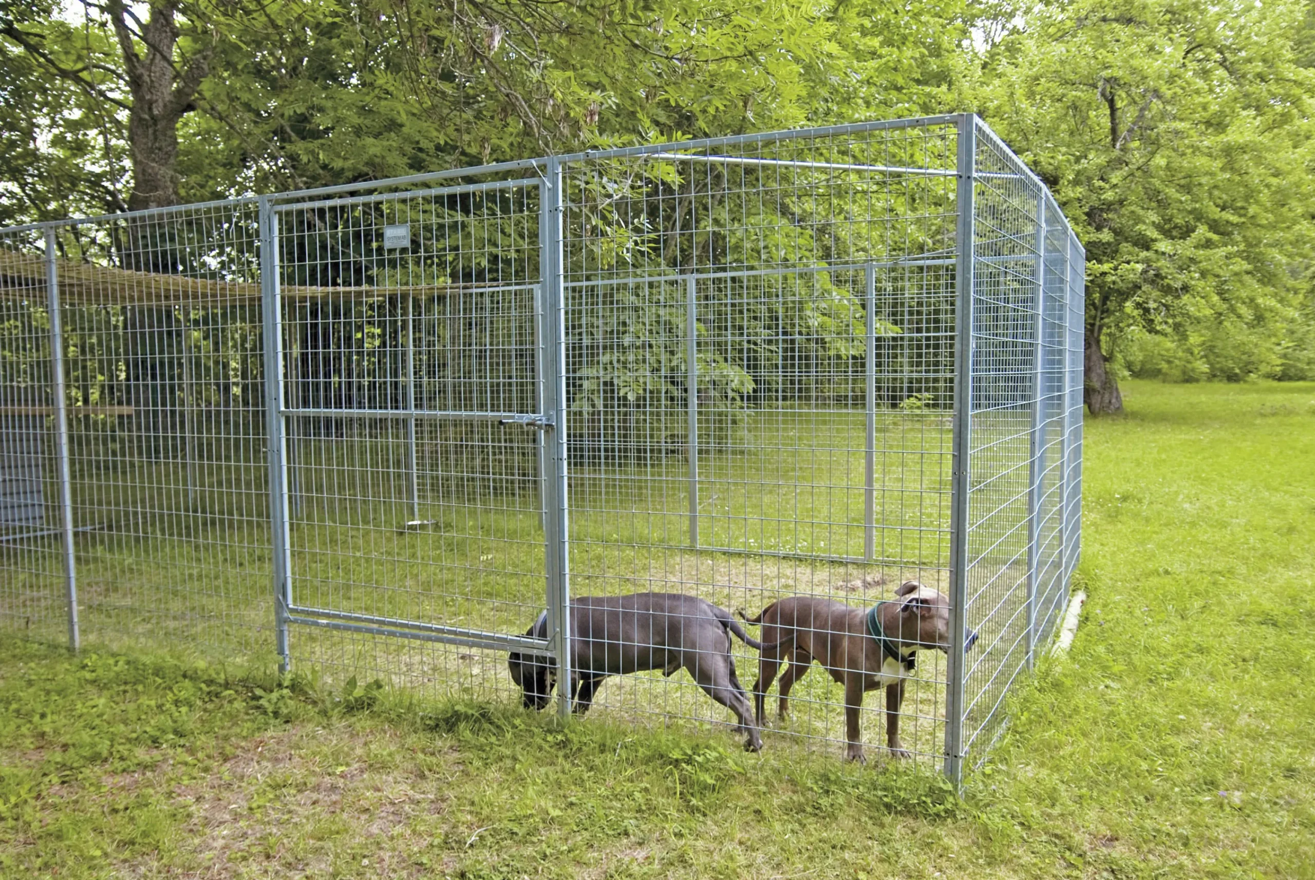 Väggsektion till hundgård 120x180cm>Halsäng Stängsel Clearance
