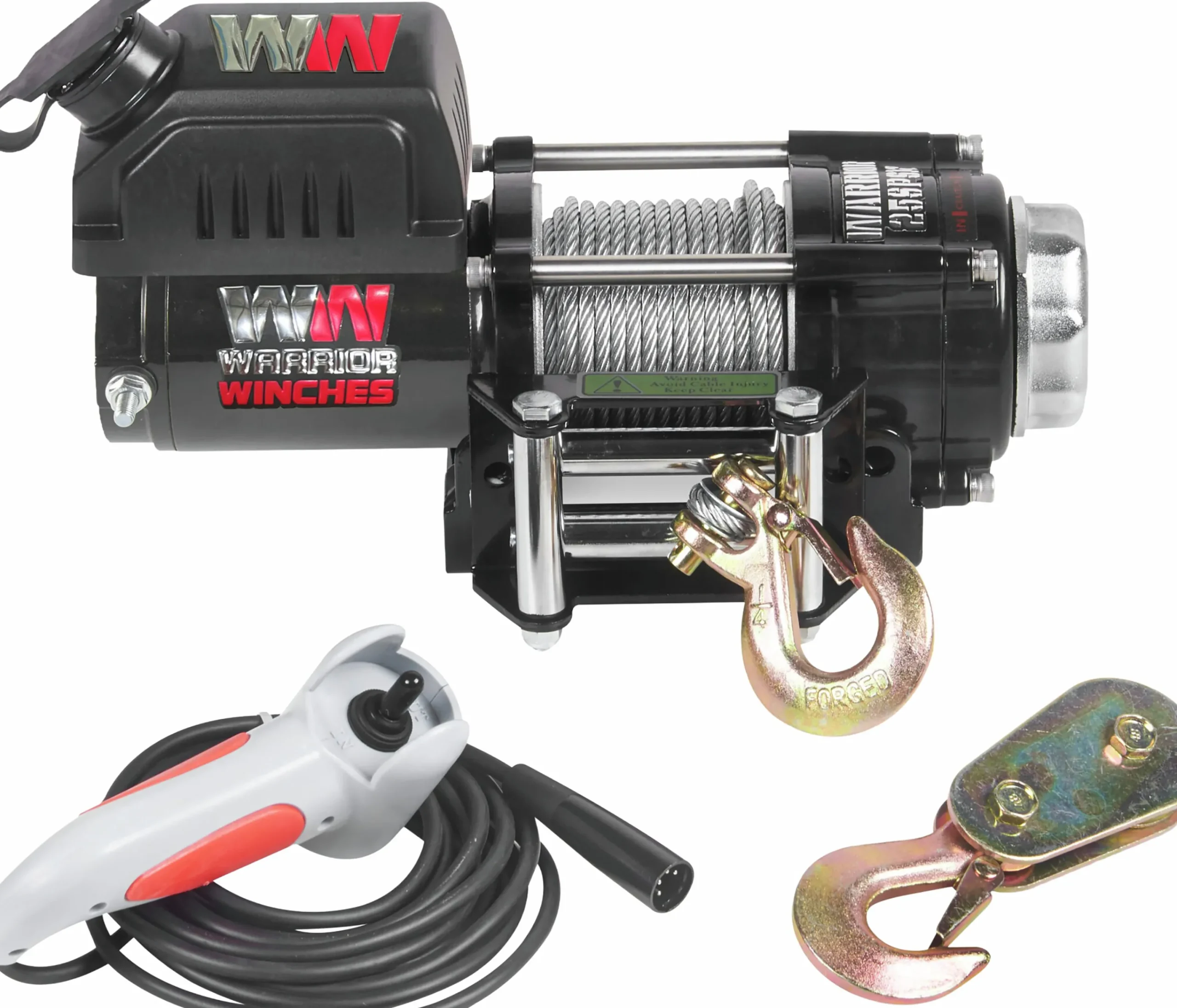Vinsch Ninja stålvajer 2500 12V>Warrior Winches Outlet