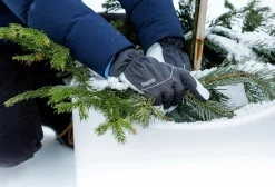 Vinterhandskar Varmfodrade Getskinn Svart/Vit 11>Granberg Hot