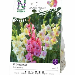 Vårlök Gladiolus Lovely Match Fiddekulla Mix><noscript><img width=