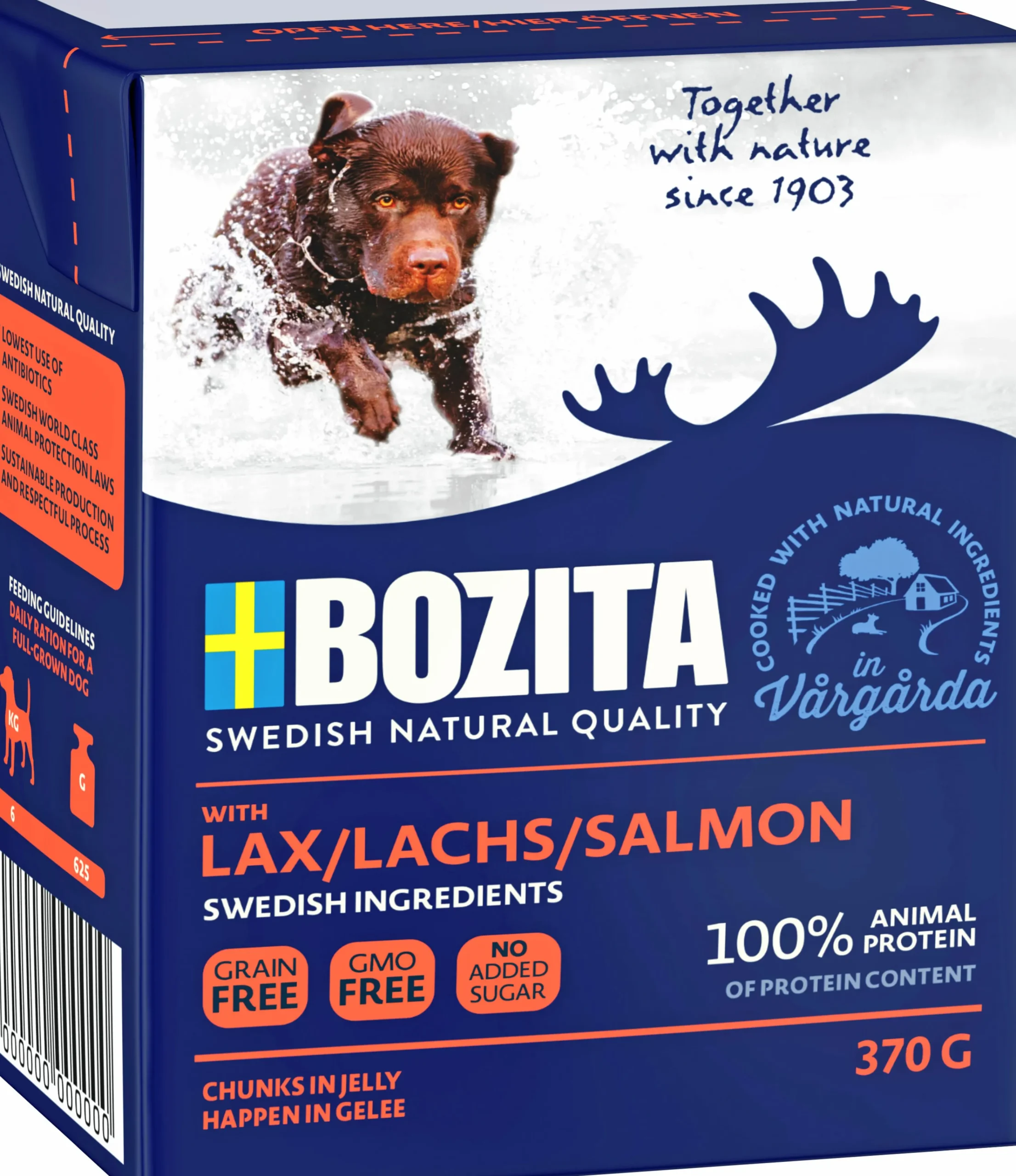 Våtfoder Bitar i gelé Lax 370g>Bozita Sale