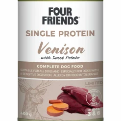 Våtfoder Four Friends Single Protein Vilt/Sötpotatis 400g>FourFriends Clearance
