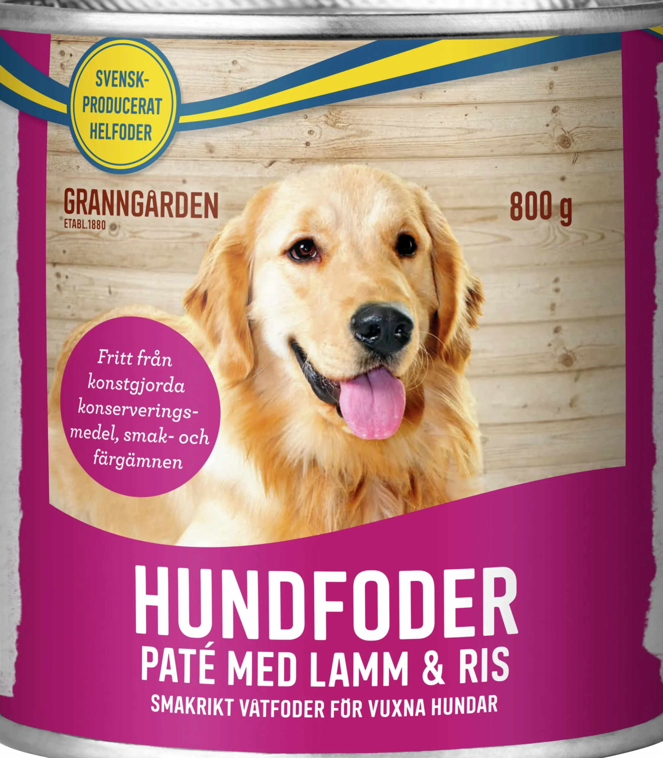 Våtfoder Paté Lamm & Ris 800g>Granngården Clearance