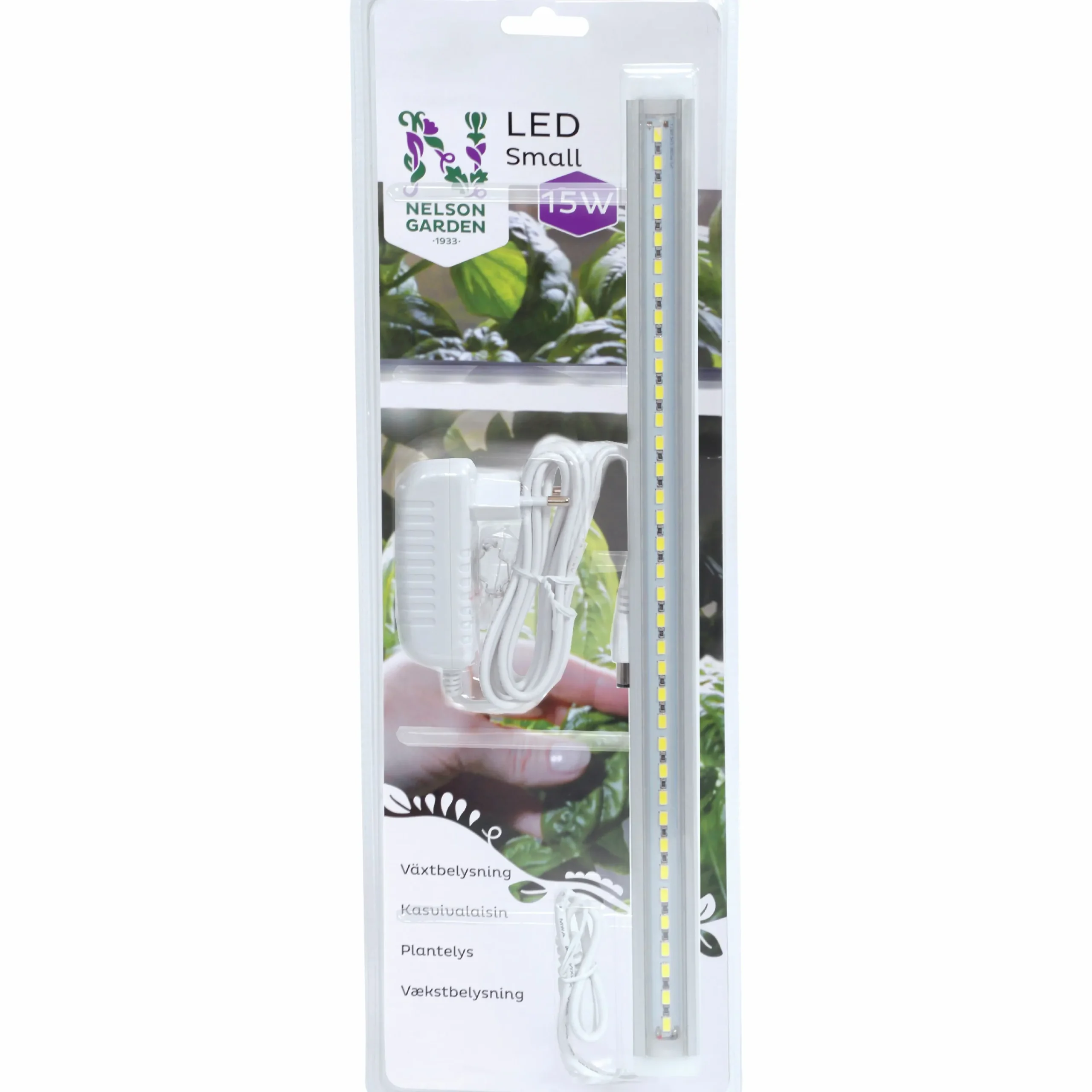 Växtbelysning LED 15W 39cm>Nelson Garden Outlet