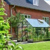 Växthus+Sockel Qube 610 Svart 6,4m²>Halls Sale