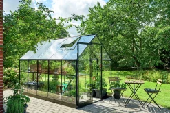 Växthus+Sockel Qube 610 Svart 6,4m²><noscript><img width=