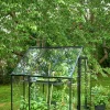 Växthus+Sockel Qube 66 Svart 3,9m2>Halls Outlet