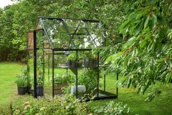 Växthus+Sockel Qube 66 Svart 3,9m2><noscript><img width=