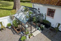Växthus+Sockel Qube+ 88 Svart 6,6m²><noscript><img width=