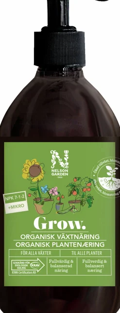 Växtnäring Grow KRAV 500ml>Nelson Garden Best