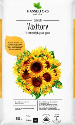 Växttorv Hasselfors Solmull Gödslad 50L>Hasselfors Garden Best