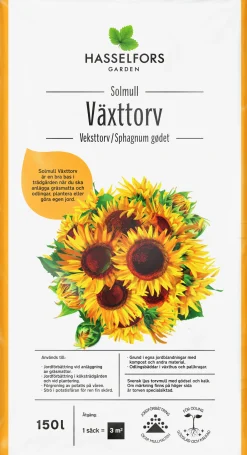 Växttorv Hasselfors Solmull Gödslad 150L>Hasselfors Garden Outlet